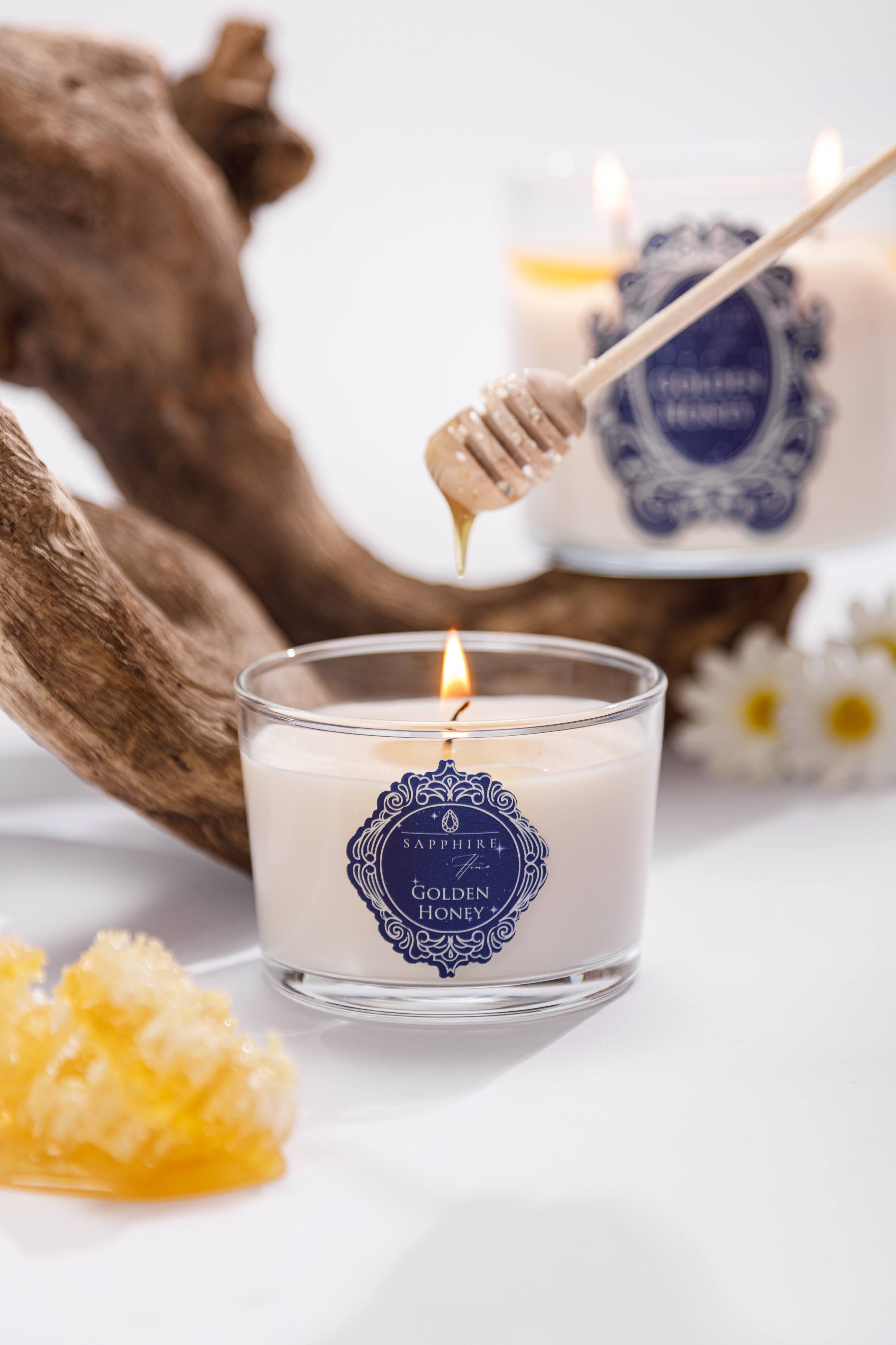 Golden Honey Doğal Soya Mum – 220 g