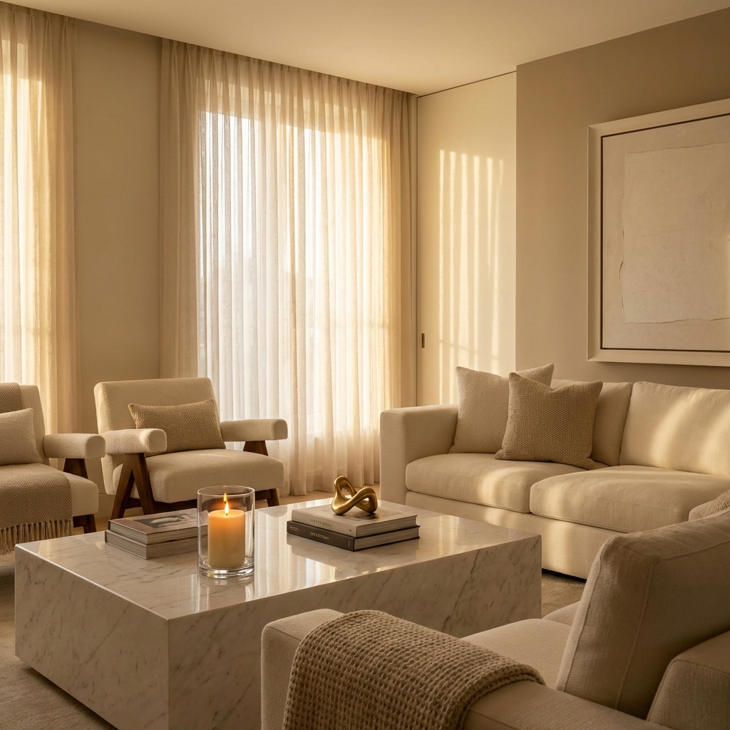 Luxury candle ambiance